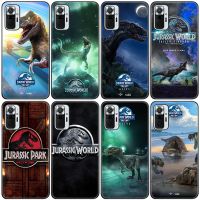 World Jurassic Park Silicone Phone Case For Xiaomi Redmi Note 11 10 9 8 Pro 11T 10T 10S 9S 8T 9 9A 9C 9T Black Soft Cover Coque