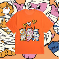 เสื้อยืด CARE BEAR ธีมฮาโลวีน เสื้อยืดคอตตอนลำลอง