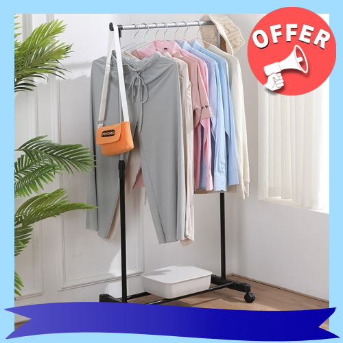 Standing Drying Cloth Rack - Stainless Steel Open Cloth Rack with Max ...