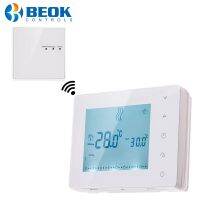 Beok Wireless Programmable Gas Boiler Thermostat for Room Heating Temperature Controller Regulator Touch Screen