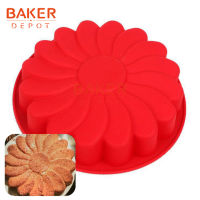 Baker Depot เค้กแม่พิมพ์ซิลิโคนสำหรับมงกุฎดอกไม้เครื่องมือทำขนมอบขนม3d ขนมปังเค้กก้อนใหญ่กระทะพิซซ่าวันเกิด Diy