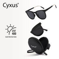 [ใหม่] Cyxus Folding Shades แว่นกันแดดโพลาไรซ์แบบพับได้สำหรับผู้หญิงผู้ชายน้ำหนักเบาแบบพกพาแว่นตากันแดดการเดินทางกลางแจ้งขับรถ 1103