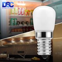 2ชิ้น LED ตู้เย็นหลอดไฟ E14 3วัตต์ตู้เย็นข้าวโพดหลอดไฟ220โวลต์หลอดไฟ LED สีขาวอบอุ่นสีขาว SMD2835แทนที่ฮาโลเจนโคมระย้าแสง