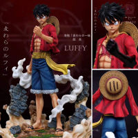 Model โมเดล Figure ฟิกเกอร์ จาก One Piece วันพีซ เต็มพิกัดสลัดจอมลุย วันพีช Monkey D Luffy มังกี้ ดี ลูฟี่ มนุษย์ยาง กลุ่มโจรสลัดหมวกฟาง สูง 36 cm Ver Anime อนิเมะ การ์ตูน มังงะ คอลเลกชัน ของขวัญ จากการ์ตูนดังญี่ปุ่น New Collection ตุ๊กตา manga