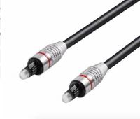 สาย Optical Audio / TOSLINK/ Digital Optical Cable สำหรับ ทีวี เครื่องเสียง Home Theater สายออฟติคอลคุณภาพสูง Digital Optical Audio สายออฟติคอล Fiber optic สำหรับเครื่องเล่น ความยาว 1M