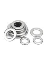 M4 M5 M6 M8 M10 M12 M14 M16 M18 M20 Spacer 304 Stainless Steel Washer Plain Gasket for Screw Bolt Flat Metal Nails  Screws Fasteners