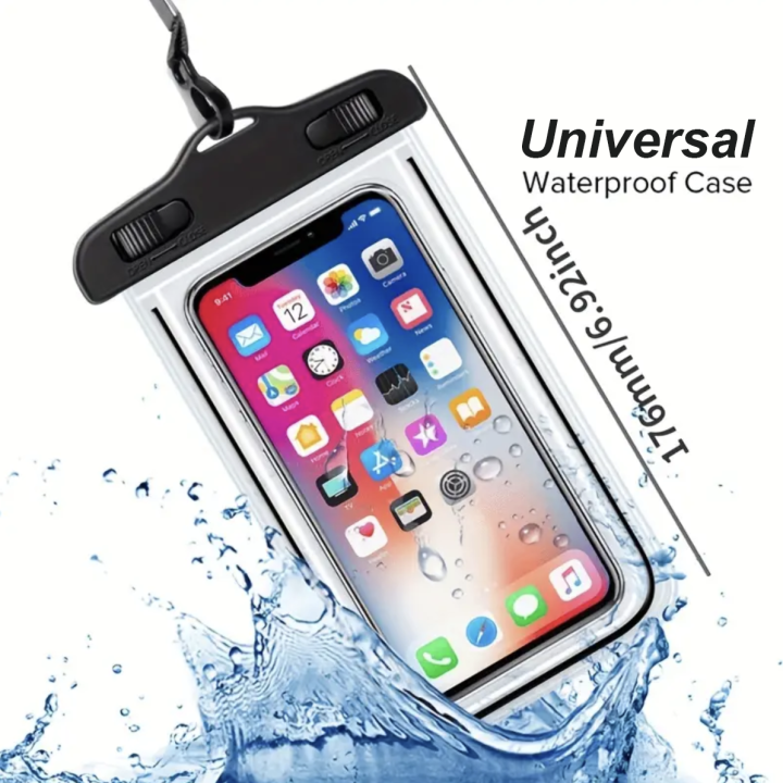 Universal Waterproof Underwater Case Dry Pouch for smartphone Glow in ...