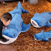 Kawaii Humback Shark Blue Whale Cushion Plush Toys Stuffed Animals Doll Baby Kids Children Boys Girls Birthday Gifts Room Decor