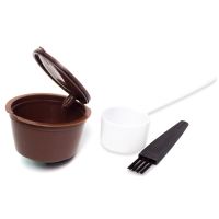 1Pc Plastic Refillable Coffee Capsule Cup 200 Times Reusable Compatible for Nescafe Filter Baskets Capsules