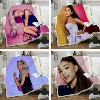 Fashion excellence Ariana 3D print Sherpa Blanket Sofa