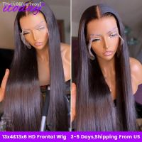 13x6 Straight Lace Front Wigs 32 Inches HD Transparent Lace Frontal Wig Remy Malaysian13x4 Straight Human Hair Wigs For Women [ Hot sell ] ea1voy