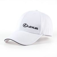 ☌₪ Lexus classic series solid color 100 cotton baseball cap spring and summer sun hat men and women hat shade casual business hat