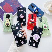 3D Cute Cartoon Phone Holder Case On For Oneplus 6 6T 7 7T 7 Pro 7T Pro Oneplus8 8T Pro Nord Anime Silicone Finger Stand Cover