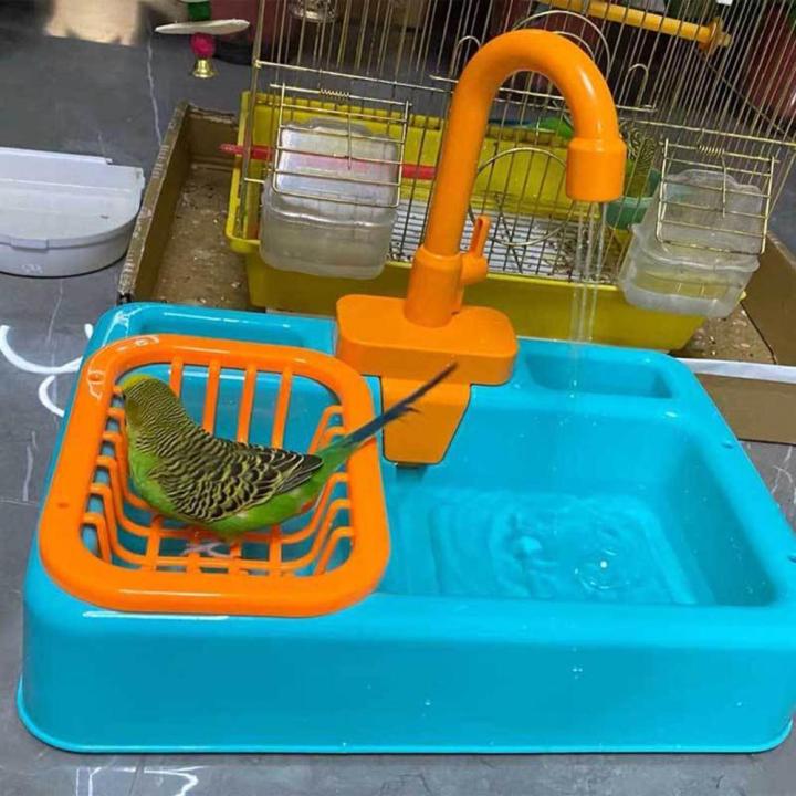 bird-feeder-automatic-parrot-bathtub-swimming-pool-faucet-parrot-bath-shower-water-dispenser-bird-cage-bathroom-parrot-toys