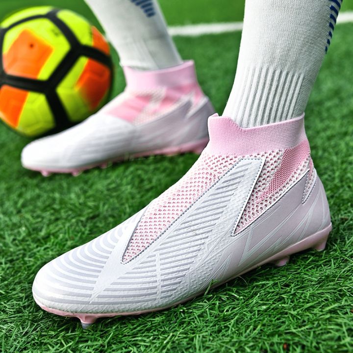 2023-new-men-soccer-shoes-adult-kids-high-ankle-football-boots-cleats-grass-training-sport-footwear-2023-men-s-sneakers
