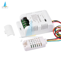 SeasBoat Remote Tombol WIFI AC85-250V 16A สวิตช์รีเลย์ไร้สายเข้ากันได้กับ Alexa Google Home ฟังก์ชันจับเวลาบลูทูธควบคุม Netless