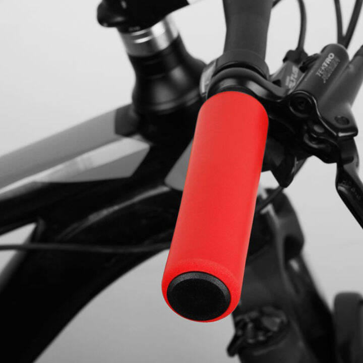 baoda-1คู่จักรยานซิลิโคนจับจักรยานกลางแจ้ง-mtb-จักรยานเสือภูเขา-handlebar-grips-cover-anti-slip-strong-support-grips-bike-part