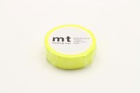 mt masking tape shocking yellow (MT01P228) / เทปตกแต่งวาชิ สี shocking yellow แบรนด์ mt masking tape ประเทศญี่ปุ่น