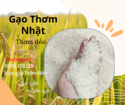 5KG Gạo Thơm Nhật - Gạo Thơm Dẻo - Gạo Mềm Ngon Cơm