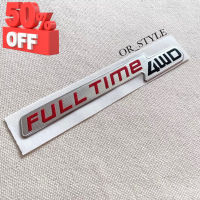 โลโก้ FULL TIME 4WD ติดท้ายฟอร์จูนเนอร์ ขนาด 16.6x2.6cm #โลโก้รถ  #โลโก้รถยนต์  #สติ๊กเกอร์รถ #Logo  #โลโก้