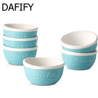 DAFIFY Porcelain Square Ramekin ชามสำหรับเบเกอรี่เซรามิคครีมจาน10x5cm