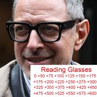 Brand Black Square Men 39;s Glasses Frame Optical Blue Light Reading Glasses Retro Big Eyeglasses Classic Computer Glasses Male