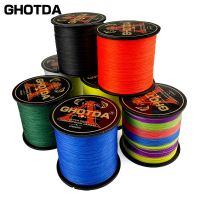 GHOTDA 1000M 500M 300M 100% PE 4 Strand Braided Fishing Line Multifilament Fishing Line Super Strong For Carp Fishing Wire Fishing Lines