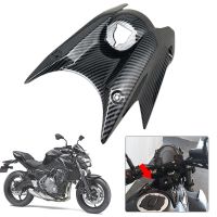 [601 XKWKZMZLLGD ร้อน]☌○ พอดีกับ KAWASAKI Ninja 650 Z650 2017-2020อุปกรณ์เสริมรถจักรยานยนต์กุญแจหลุมล็อคสวิตช์สตาร์ทเครื่องฝาครอบถังน้ำมันเชื้อเพลิง Fairing Cowl