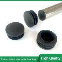 10Pcs พลาสติกสีดำขาเฟอร์นิเจอร์ปลั๊ก Blanking End Cap Bung สำหรับท่อกลม Hot-Selling