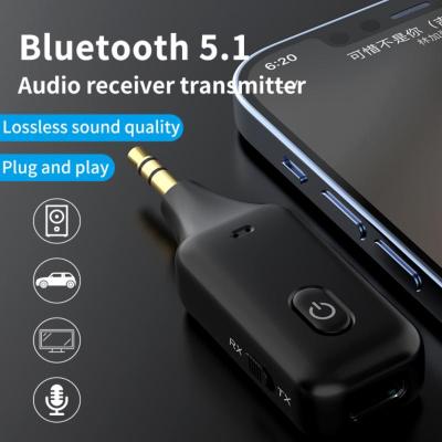 USB Bluetooth-compatible 5.1 Transmitter Receiver Adapter Support Two-way Call Audio Transmission For TV Computer PS4/5 Host