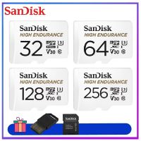 Sandisk ทนทานสูงวิดีโอ Monito การ์ด Microsd ขนาด128GB 64GB 32GB การ์ด Microsd 256GB SDDHC/SDHC C10 100 MB/s บัตร TF ของแท้