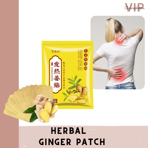 Herbal Ginger Patches original for pain relief Promote Blood Circulation Knee Neck Back Pain