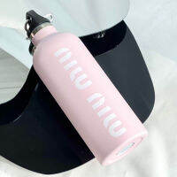 Miumiu~Girls Pink Sports Water Bottle Tender and Super Girls Heart Fairies Essential Items for Fitness Yoga