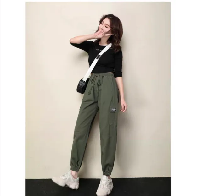 korean jogger pants style