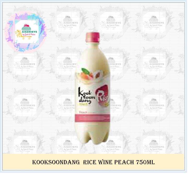 Makgeolli Rice Wine Peach 750ml Lazada PH