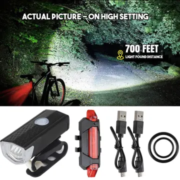 Buy Bicycle Light Waterproof Rear Tail Light Led Usb Rechargeable