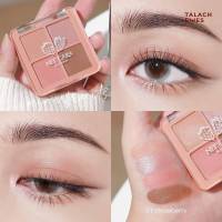 ส่ง KERRY : N319 Neecara eyeyshadow mini fruits อายแชโดว์ 4 สีในพาเลท   เบอร์ 01