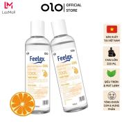 Gel bôi trơn quan hệ, massage Feelex Orange hương cam - 250ml