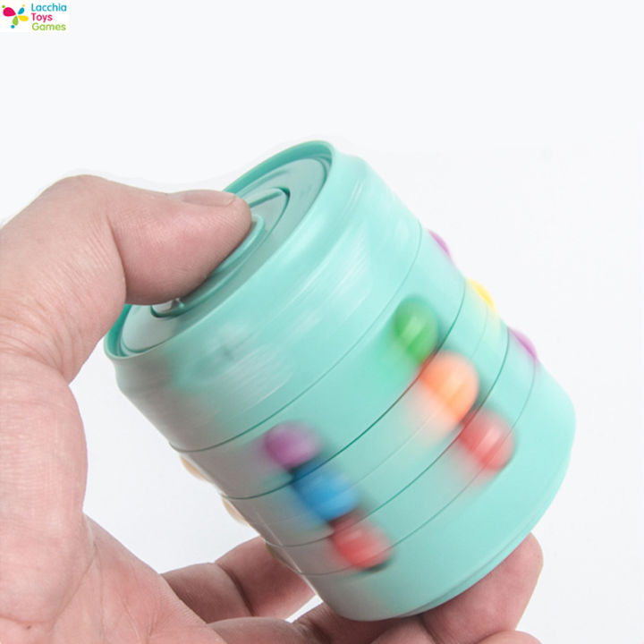 lt-ready-stock-magic-bean-easy-pull-cans-magic-cube-fingertips-gyro-finger-spinner-children-growing-toysของเล่นเด็กผญ1-cod