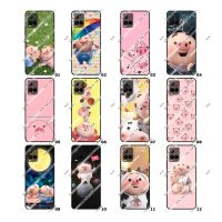 เคสโทรศัพท์  VIVO Y21 2021 / Y33s (ใช้เคสตัวเดียวกัน)  ลายหมูสีชมพูน่ารัก