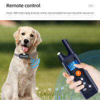 Dog Training Collar Waterproof 1000m Remote Control Dog Collar Electric Shocker Dog Products With Shock Vition Sound