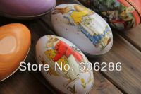 Wholesale 100pcs/LOT Different design Fashion Wedding Supplies Candy Box   Easter Day Eggs Festival Storage box Storage Boxes