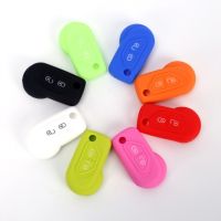 ✜ Silicone Rubber Key Fob Case Cover Protect Hood Set Remote Key Shell for Citroen DS3 Folding Flip 2 Button Keyless Skin