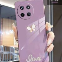 2023ใหม่เคสมือถือคลังสินค้าพร้อม Realme11 RealmeC51 NFC Realme 11 Pro + NFC C51 4G 5G แม่พิมพ์กลมคริสตัลผีเสื้อเคสมือถือกันกระแทกนุ่มบางพิเศษเคส