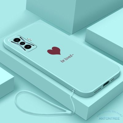 [ฟรีสายคล้อง] Xiaomi Poco F4 GT X4 F4GT F3 X3 GT เคสโทรศัพท์ยางรูปหัวใจน่ารักมีสไตล์ปลอกกันกระแทกเคสซิลิคอนเหลว