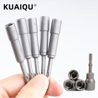 4-14mm Hex Sockets Sleeve Nozzles Nut Driver Set Screwdriver Set Bits Tools 4mm/5mm/6mm For Electric Screw Driver Magnetic Bit Drills  Drivers