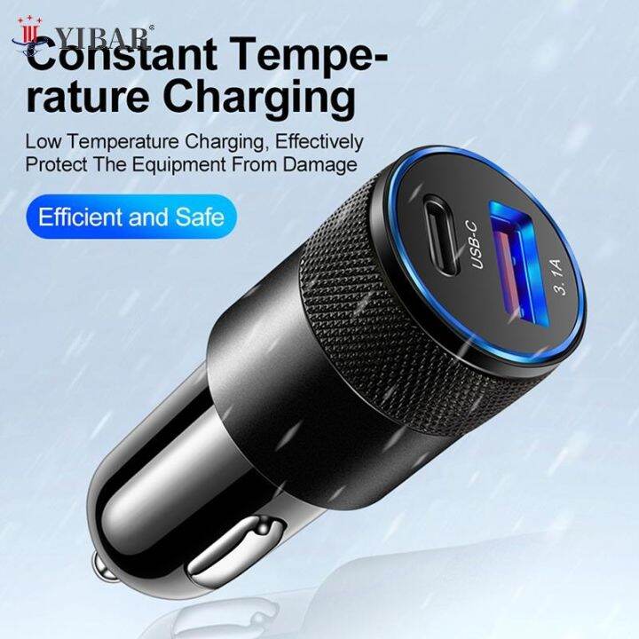 usb-18w-pd-20w-car-charger-car-phone-charger-3-1a-fast-charging-38w-cigarette-lighter-adapter-power-outlet-usb