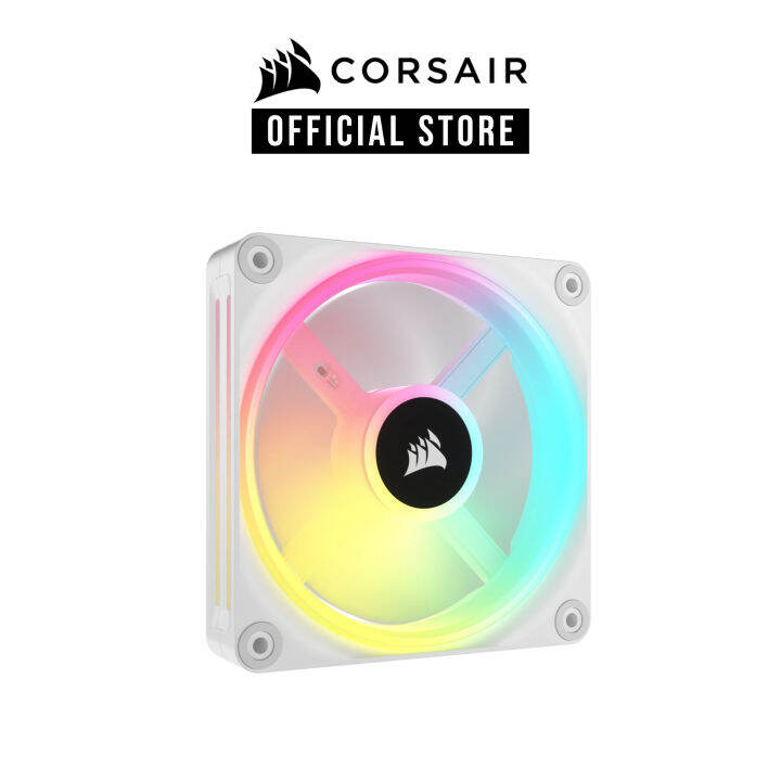 CORSAIR iCUE LINK QX120 RGB 120mm PWM PC Fan Expansion Kit (Black/White) Lazada