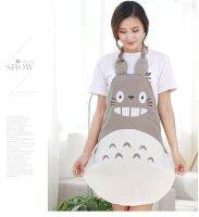 ผ้ากันเปื้อนลายการ์ตูนกันน้ำแขนผ้ากันเปื้อน Totoro สำหรับใช้ในครัวผ้ากันเปื้อนเด็กผู้หญิงทำอาหารที่บ้านผ้ากันเปื้อนสตรีเครื่องครัว