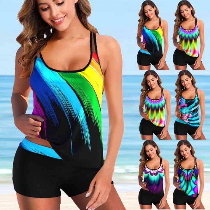 hotx-cw-beachwear-swim-peacock-tankini-monokini-swimwear-bathing-pieces-set-womens-s-5xl